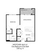 1BR 1BA (528 SF)