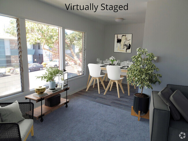Living/dining view - 728 Cedar Ave