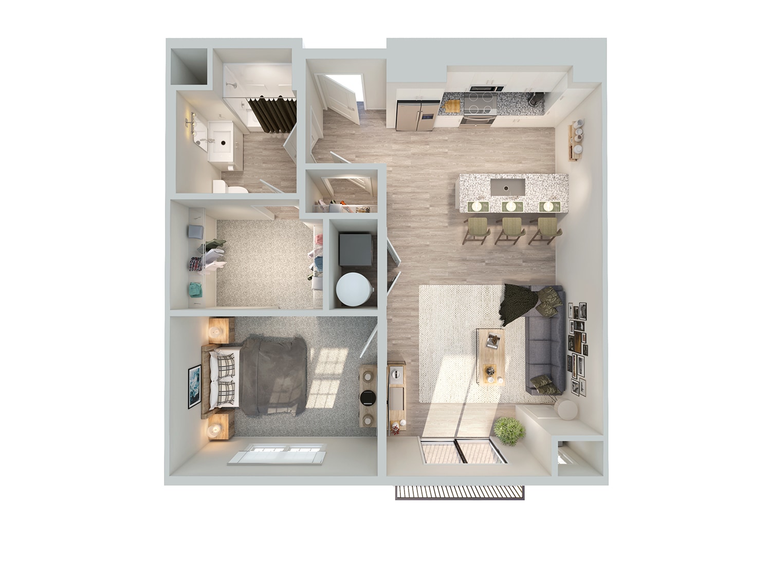 Park Lamont Townhomes – Apartment B-2