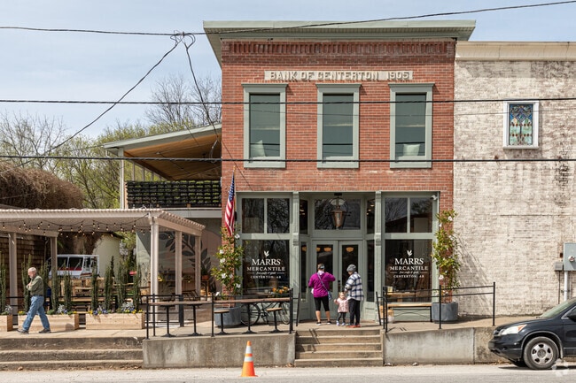 In Downtown Centerton, the Historic Bank of Centerton Building, Built in 1905 was Recently Renovated on HGTV's Fixer to Fabulous
