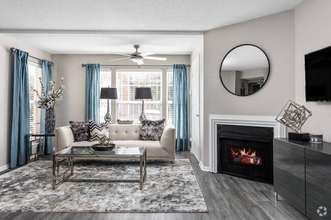 Modern Living Room - Stonebridge Crossing Apartments