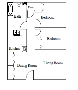 2BR/1BA - Ogemaw Hills Apartments