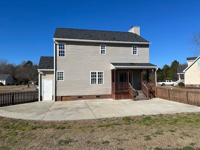 Back patio and deck - 1205 Porter Pl