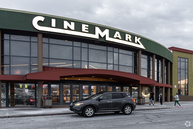 Cinemark theater is located in the same parking lot as Costco in Hazlet.