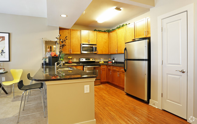 2 Bedroom_Kitchen - Attain at Towne Place