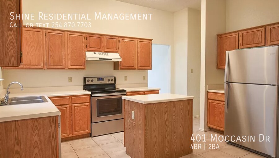 401 Moccasin Dr, Harker Heights, TX 76548 House Rental in Harker