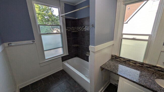 Nicely renovated bathroom - 411 Lyman Ave