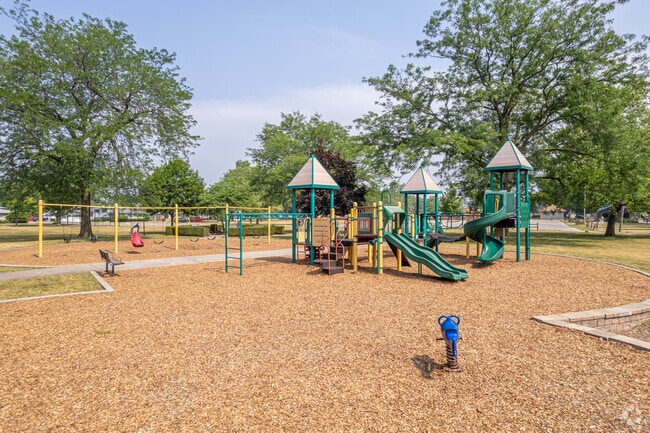 Ehlert Park has a wonderful, modern playground for children of Brookfield.