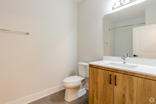 2BR, 2BA - 1,099-1,125SF - Primary Bathroom - 4 North Apartments