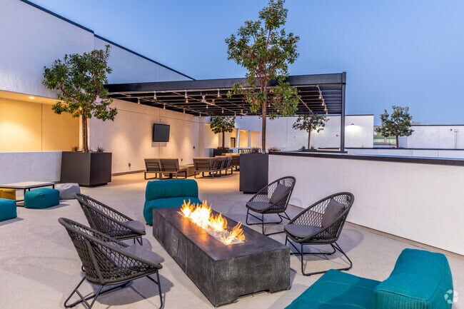 Terraza al atardecer - Urbana