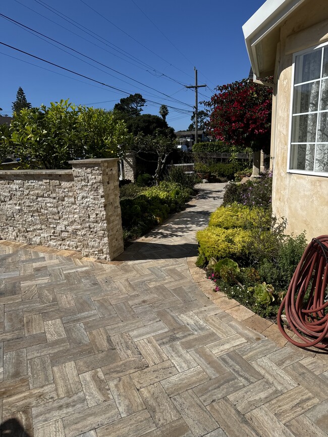 Pathway from driveway - 746 Newton St