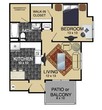 1 Bedroom 2nd Floor