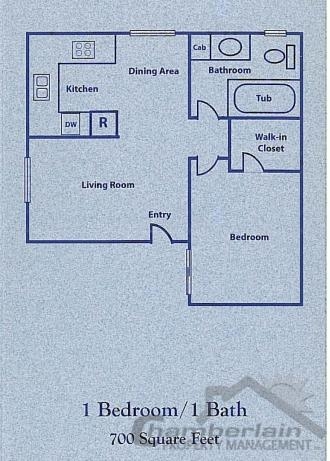 1HAB/1BA - Acacia Park Apartments