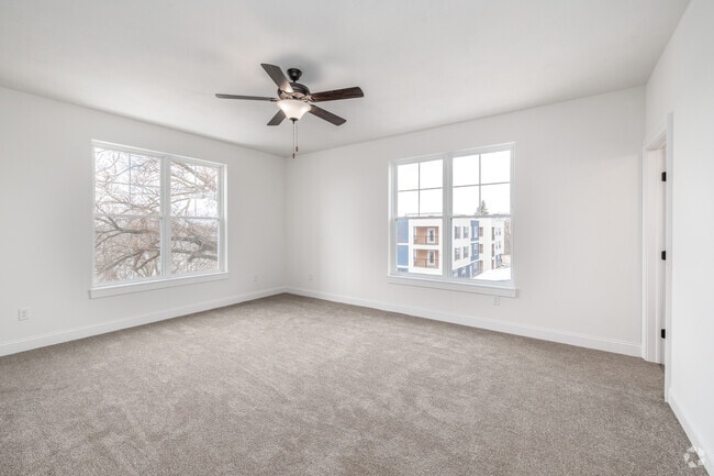 2BR, 2BA - 1,280SF - Primary Bedroom - The Residences at LeMoyne Manor