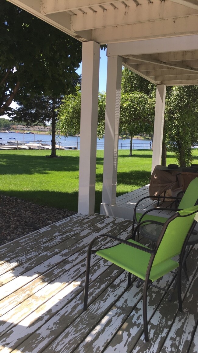 Patio - River's Edge Apartments
