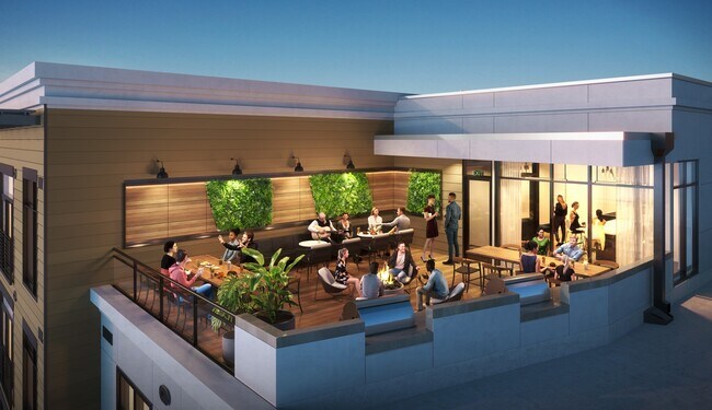 Roof Deck Rendering - President Village