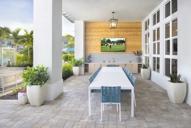 Covered Veranda at Everly Apartments in Naples, FL - Everly