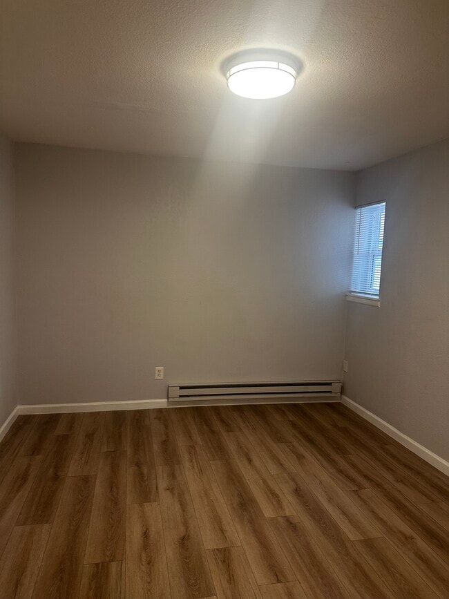 View of the bedroom and window looking into the courtyard. - 12170 Huron St
