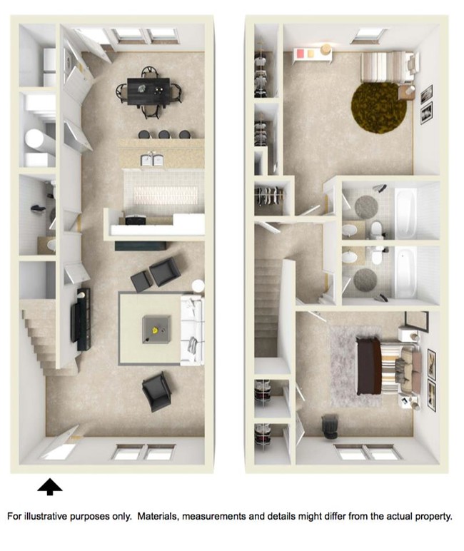 Plano de planta - Players Club Apartments