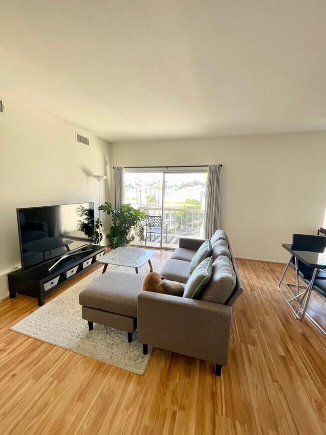 Living Room and Balcony - 622 S Barrington Ave