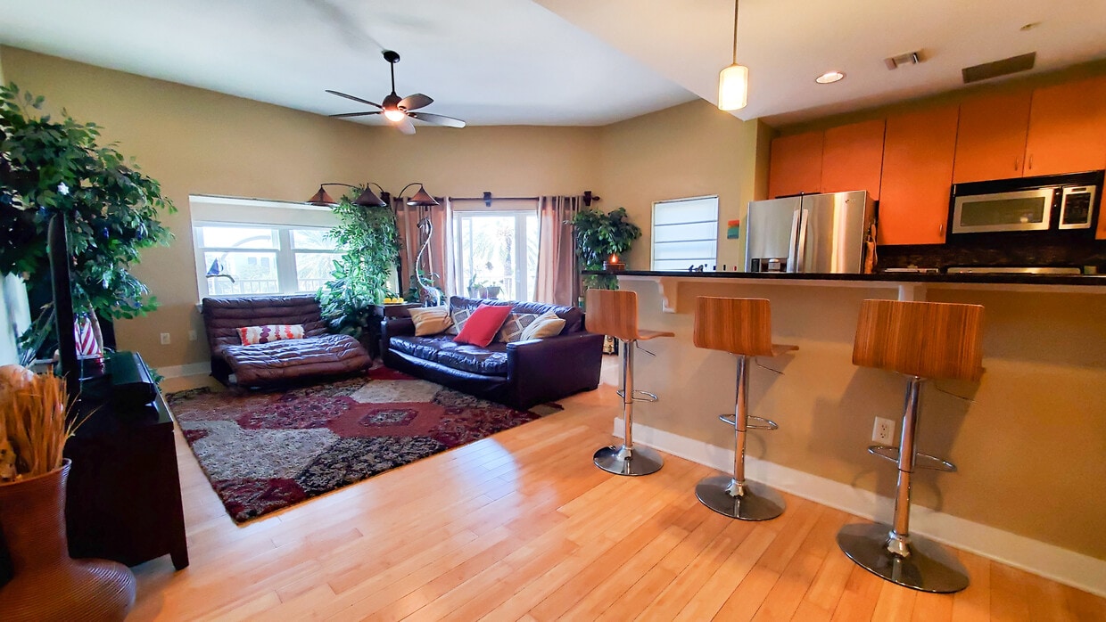 Family Room and Kitchen - 1010 Central Ave