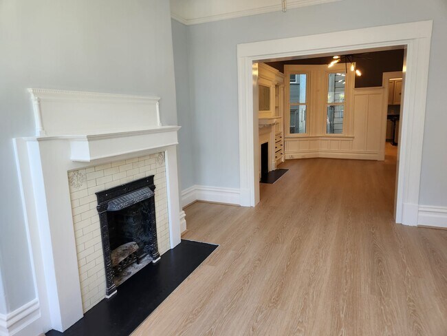 Dining room from living room - 1222 Page St