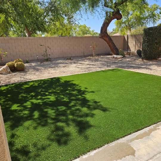 New Turf Backyard - 20408 N 70th Dr