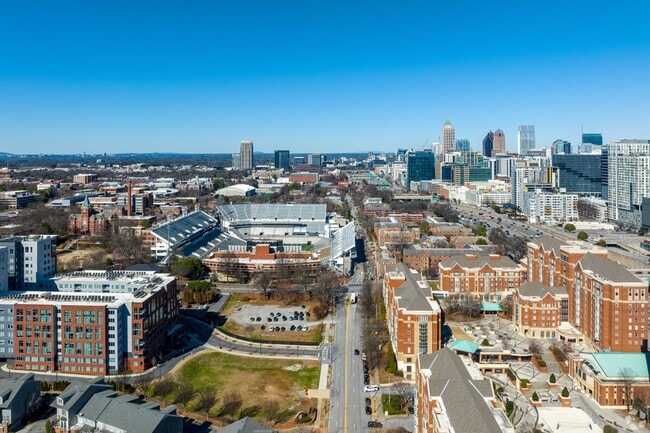 Aerial view of Central Midtown.