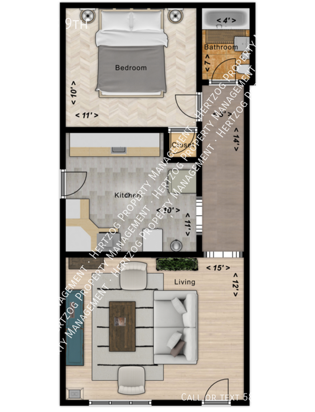 Foto del edificio - 1001 S 9th-