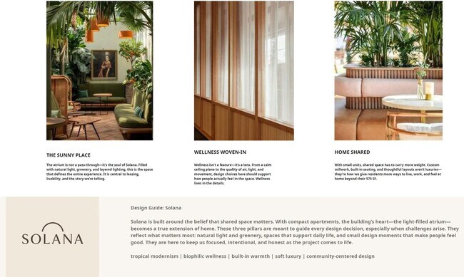 Interior Photo - Solana