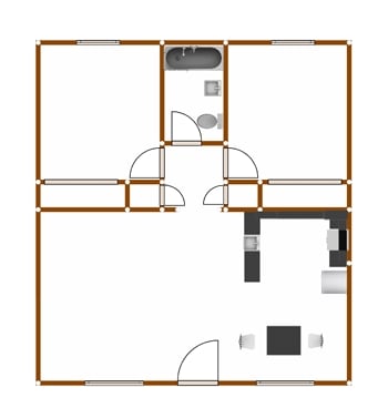 2HAB/1BA - Woodside Gardens Apartments