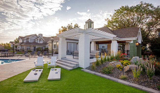 Enjoy yard games at the gazebo area - Township Residences