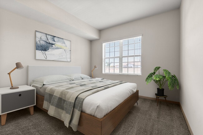 Retreat to a bedroom built for relaxation. - Aster at Lely Resort