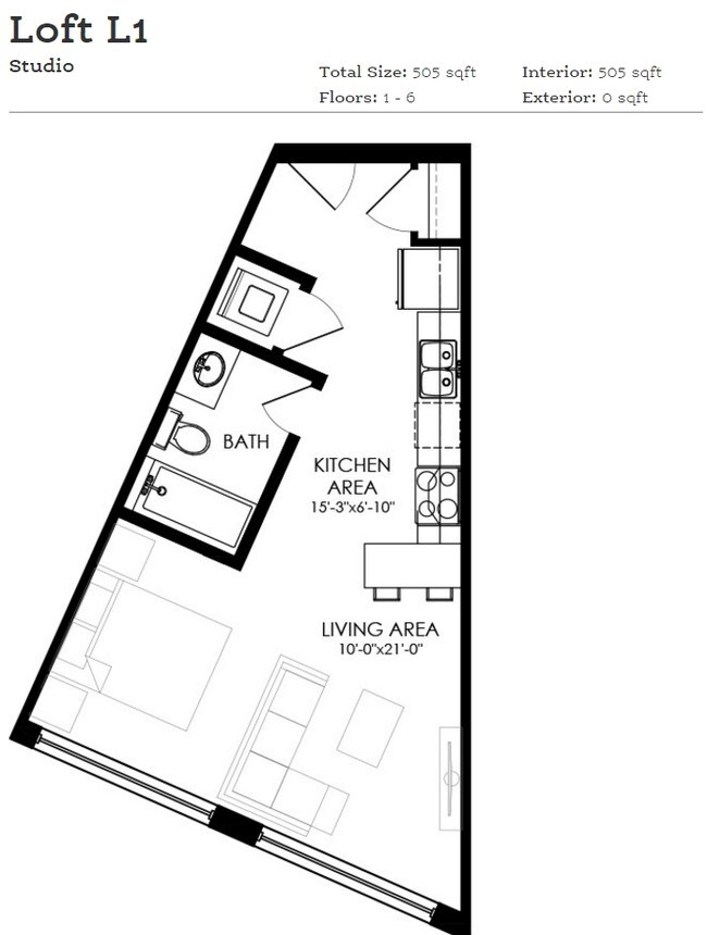 Plan d'étage - Midtown Lofts