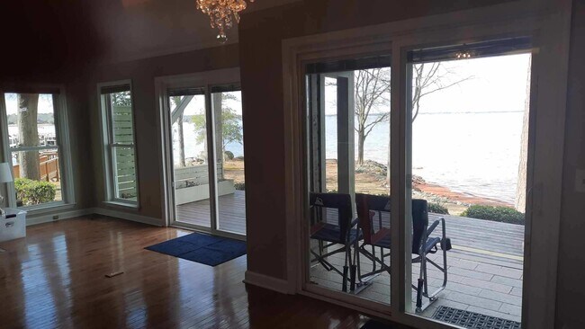 livingroom sliding doors to deck - 1441 Old Chapin Rd
