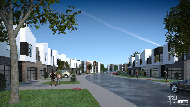 Community Sidewalks - Vanguard Villas