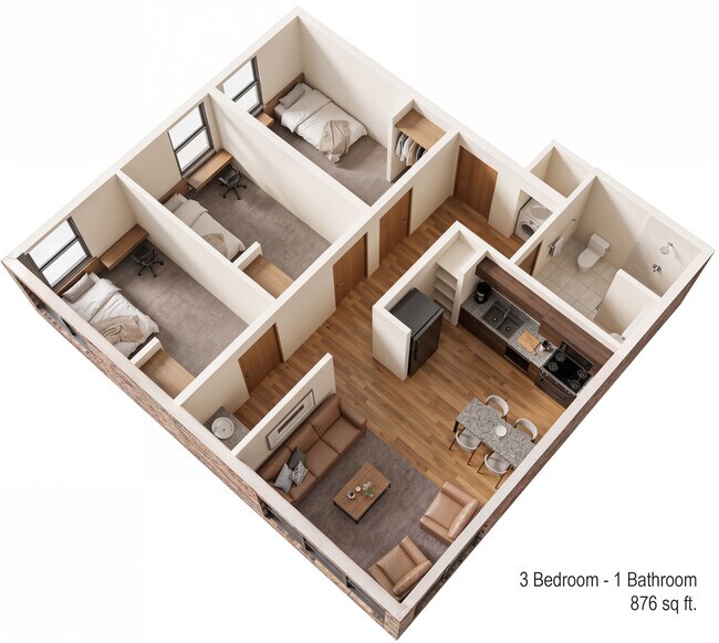 3_Bedroom-1_Bathroom_copia[1] - The Draw at Sugarhouse Apartments