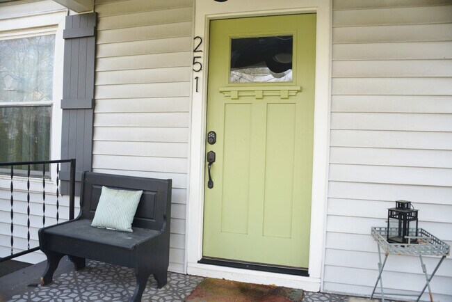Front door - 251 Tanksley Ave
