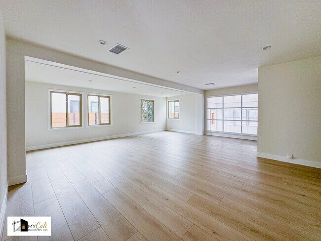 Living/family/entertainment room. - 5906 W 75th St