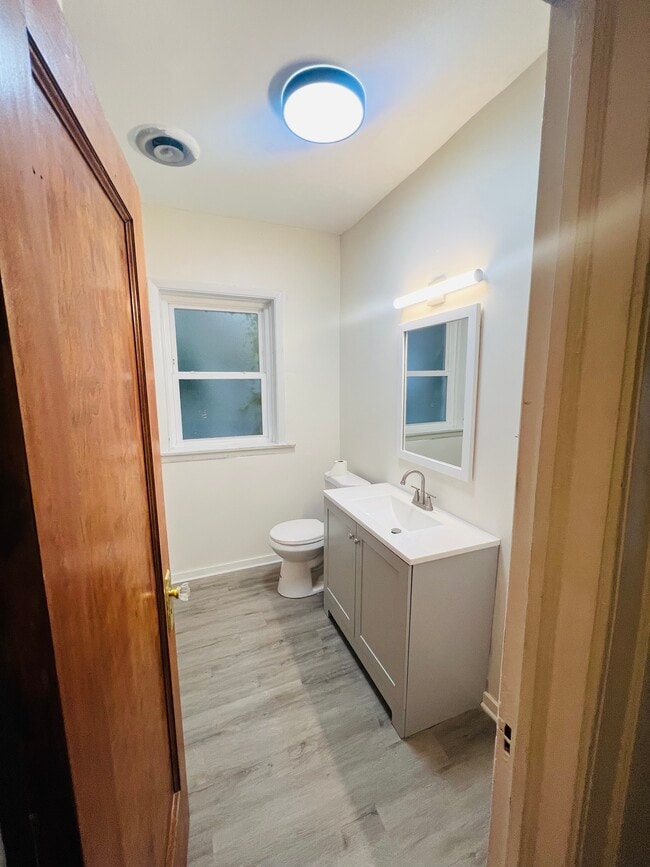 Bathroom on main level of apartment - 6937 S Merrill Ave