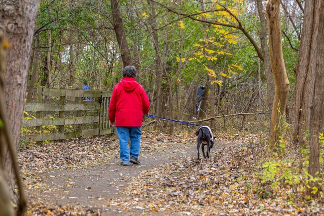 Dog owners will enjoy the miles of walking paths through nature preserves in West Seneca.
