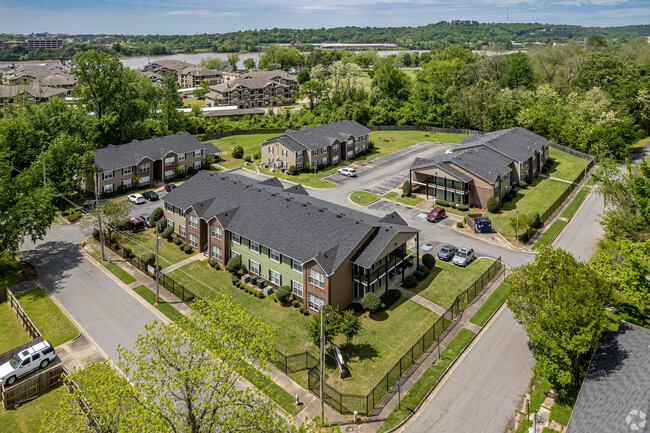 Aerial View of Riverstone Apartments – North Little Rock, AR - Riverstone Apartments