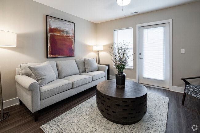 1BR, 1BA - 738SF Living Room - Chase Creek Apartment Homes