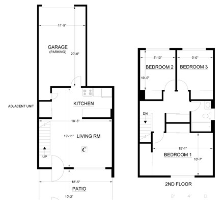 3HAB/1BA - Union North Apartments