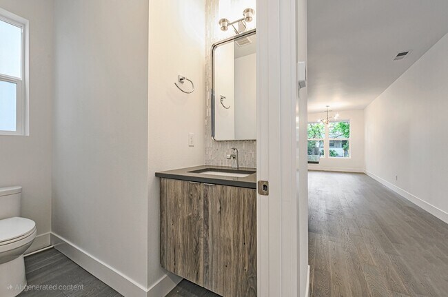 Baño de invitados en el primer piso - 5846 SE Woodstock Blvd