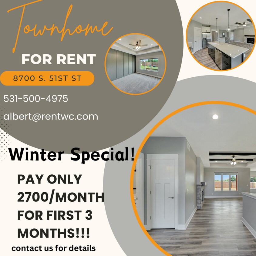 8700 S 51st St, Lincoln, NE 68516 Townhome Rentals in Lincoln NE