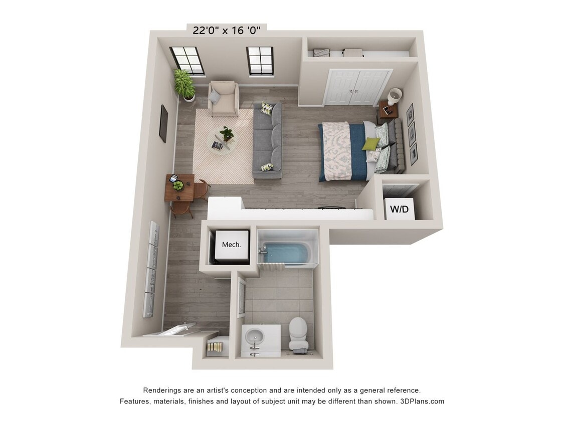 Primary Photo - Unit F Luxury Studio (55+)