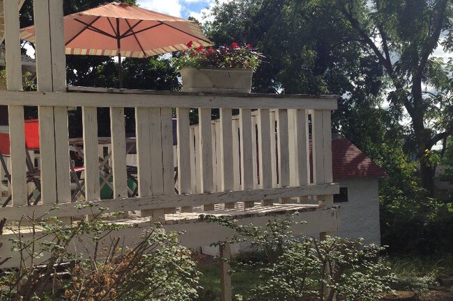 Private deck with mountain views - 202 Delaware Ave