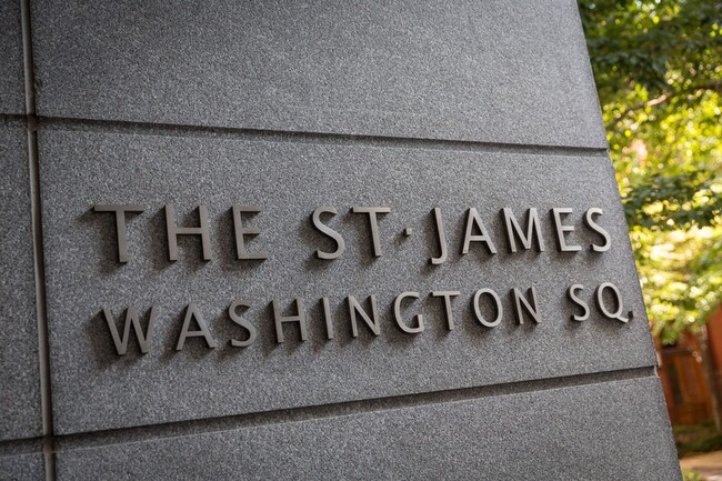 Front Sign - The St James