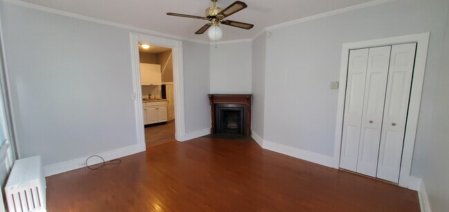 Decorative fireplace - 210 Washington Ave